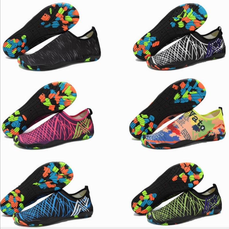 Non-Slip Aqua Shoes for Swimming, Beach, Camping, Yoga & Walking - Soft, Flat Water Sneakers