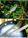 3pcs Ultra Lightweight Cutlery Set: Knife, Fork, Spoon for Home, Travel, Camping, Picnic