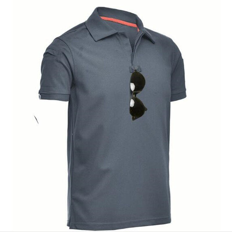 4XL Men's Quick Dry Outdoor Sport T-Shirt - Summer Climbing, Training, Tactical Military Uniform