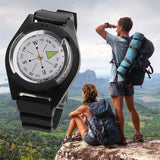 Tactical Wrist Compass - Outdoor Camping, Survival, Hiking, Tourism, Fishing, Hunting Tool & Accessories