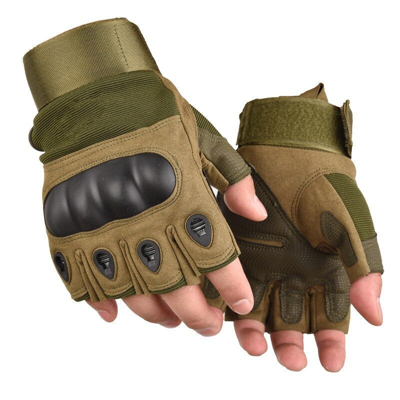 Men's Tactical Full & Half Finger Gloves for Cycling, Motorcycling, Camping, Hiking, and Fitness