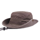 Men's Wide Brim Foldable Hiking Hat - Sun Protection for Summer, Hunting, Fishing, Camping, and Outdoor Sports