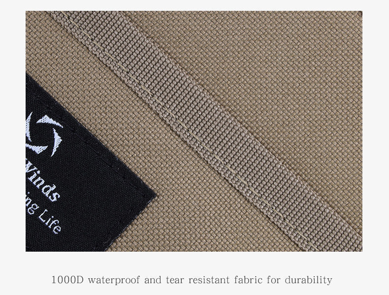 Large Capacity Outdoor Camping Travel Bag with Separated Storage for Equipment