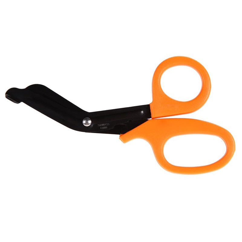 Paramedic EMT Emergency Scissors Bandage Cutter - Outdoor Tactical Gear Paracord Pocket Tool for Camping & Hiking