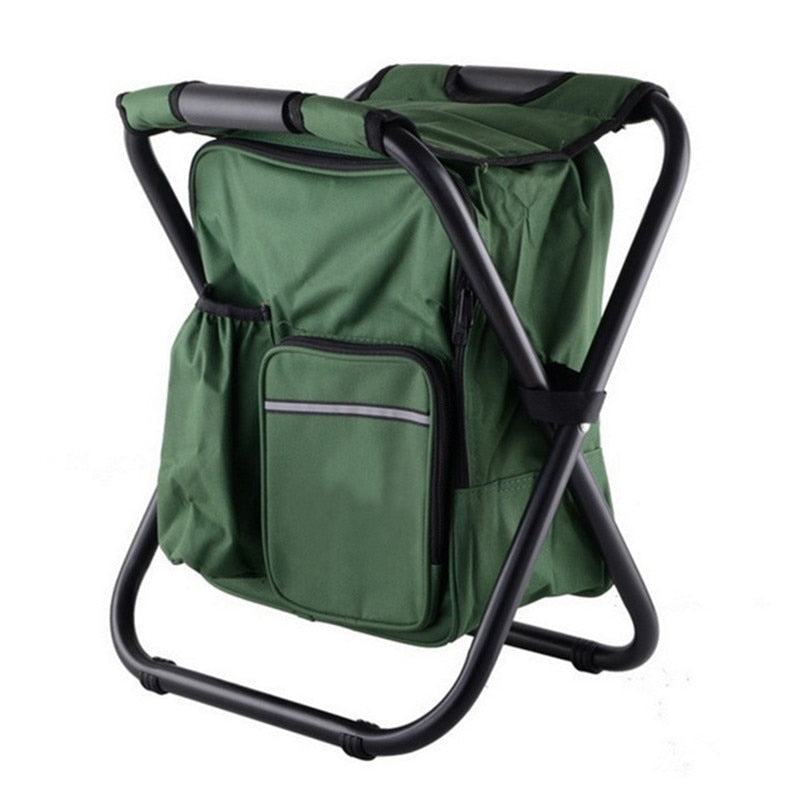 Compact and Portable Fishing Folding Chair - Lightweight, Durable, and Comfortable for Outdoor Use