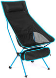 Lightweight Outdoor Moon Chair - Portable Folding Seat for Fishing, Camping, BBQ, Hiking, Garden - Ultralight Design