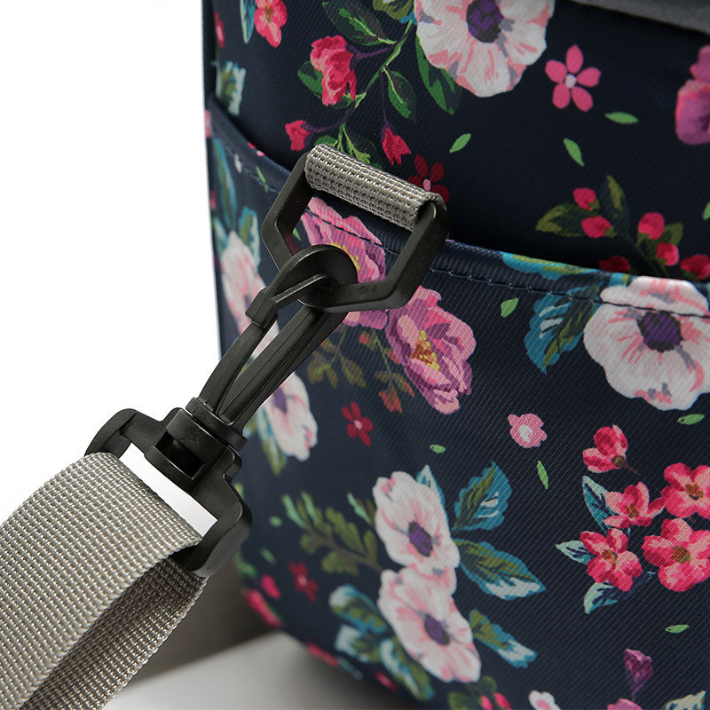 7L Floral Thermal Picnic Bag for Women - Portable Cooler Lunch Box for Food, Milk, Beer, and More