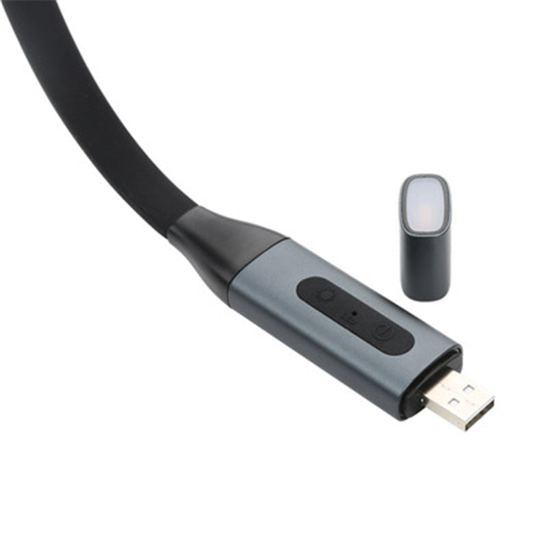USB-Ladehalslicht - Flexible LED-Leselampe mit einstellbarer Helligkeit zum Lesen, Stricken, Camping