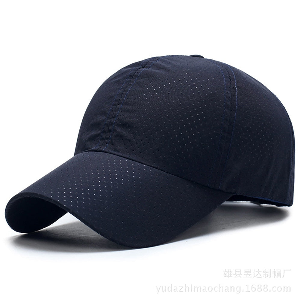 Unisex Quick Dry Breathable Mesh Baseball Cap for Summer - Ideal for Golf, Tennis, Running, Hiking, Camping