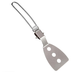 Camping Cooking Utensils: Folding Stainless Steel Skimmer, Slotted Spoon, and Baking Tableware