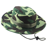 Fashion Military Camouflage Bucket Hat - Wide Brim Sun Protection for Fishing, Camping, and Outdoor Activities