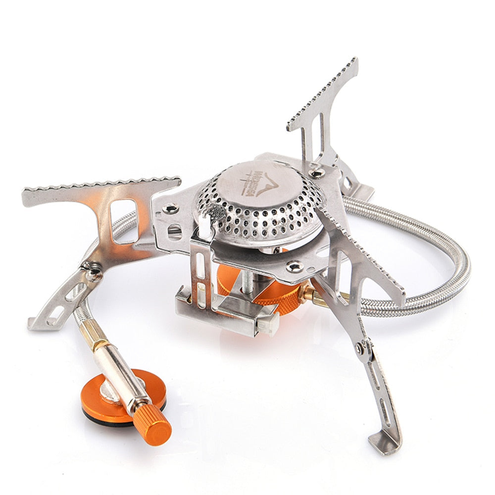 Camping Gas Stove Outdoor Burner - Strong Fire Heater, Survival Cooker, Picnic & Tourism Supplies