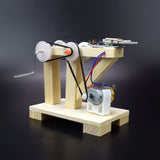 DIY Wooden Hand Generator Model Kit - Science Experiment Assembly Toy