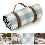 Waterproof Moisture-Proof Beach Mat - Leather Bandage Picnic Blanket for Camping & Outdoor Trekking