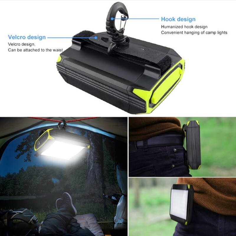USB Rechargeable Camping Lantern - 30 LEDs, 5 Modes, Multi-Function, Power Bank, Outdoor Hanging Light