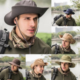 Unisex Wide Brim Sun Protection Hat for Outdoor Sports, Camping, Hunting, Fishing, Hiking - Winter & Bucket Hat Styles