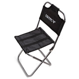 Portable Outdoor Mini Foldable Aluminum Alloy Fishing Chair - Compact Camping Stool for Family Picnics