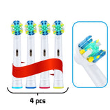 Electric Rotary Toothbrush Heads Replaceable Brush 4pc/Pack