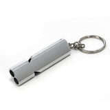 High-Frequency Double Tube Emergency Whistle for Outdoor Camping, Survival, and Self-Defense