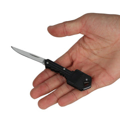 Multifunctional Foldable Mini Hunting Knife - Portable Outdoor Camping & Hiking Survival Key Shape Tool