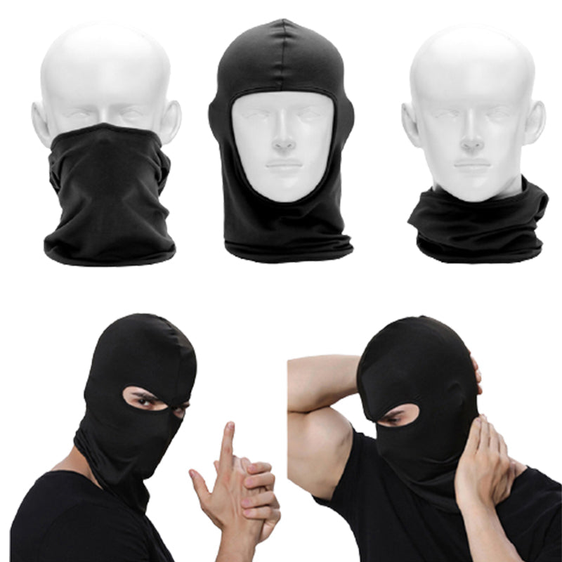 Motorcycle Full Face Mask Balaclava - Breathable Tactical Helmet Liner for Men & Women - Sports, Camping, Ski, Biker