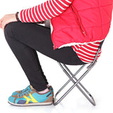 Portable Outdoor Mini Foldable Aluminum Alloy Fishing Chair - Compact Camping Stool for Family Picnics