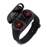 Sports Wristband And Handfree Wireless Earbuds Combo