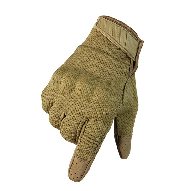 Camouflage Tactical Full Finger Touch Screen Gloves - Military, Hunting, Hiking, Camping, Breathable Sport Gloves