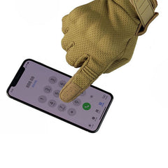 Camouflage Tactical Full Finger Touch Screen Gloves - Military, Hunting, Hiking, Camping, Breathable Sport Gloves