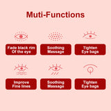 Mini Electric Vibration Eye Face EMS Red Light Therapy Anti-Ageing Wrinkle Dark Circle Removal