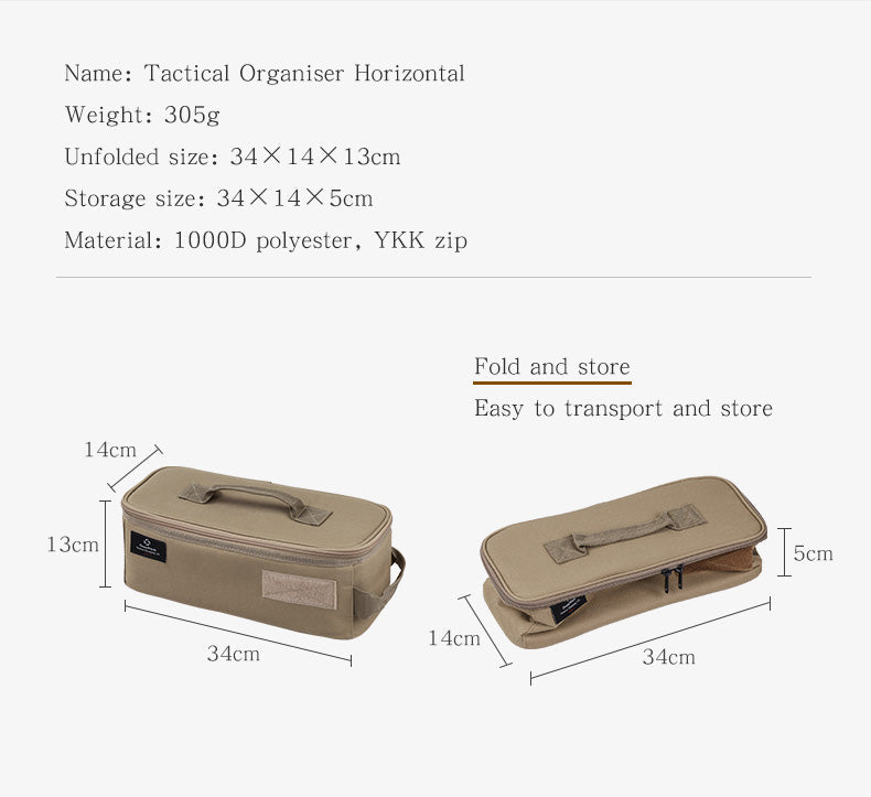 Large Capacity Outdoor Camping Travel Bag with Separated Storage for Equipment