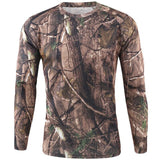 Men's Camouflage Quick-Dry Long Sleeve T-Shirt for Summer Outdoor Hiking, Fishing, Camping, and Tactical Use