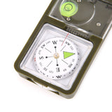 10-in-1 Multi-Function Outdoor Survival Military Camping Hiking Compass Tool Kit