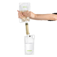 Portable Survival Water Filter for Camping, Hiking, and Emergency Use