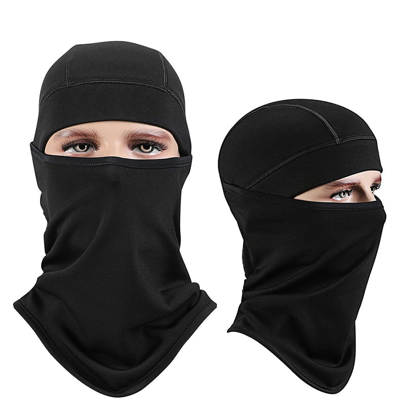 Motorcycle Full Face Mask Balaclava - Breathable Tactical Helmet Liner for Men & Women - Sports, Camping, Ski, Biker