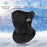 Warm Neck Guard Scarf with Honeycomb Vents - Windproof Half Face Mask for Cycling and Camping