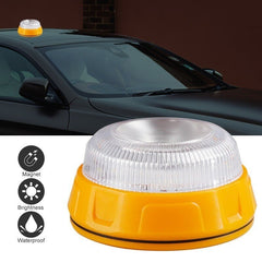 LED Emergency Strobe Beacon - Magnetic Roadside Safety Warning Light for Car Repair, Outdoor Camping