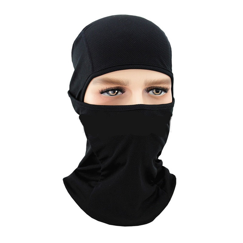 Motorcycle Full Face Mask Balaclava - Breathable Tactical Helmet Liner for Men & Women - Sports, Camping, Ski, Biker