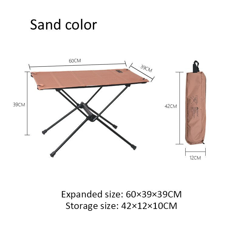 Portable Ultra Light Aluminum Alloy Folding Table for Camping, Picnic, and Barbecue