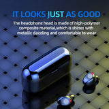 TWS Led Display Heavy Bass Bluetooth 5.0 Touch Earbuds with Mic