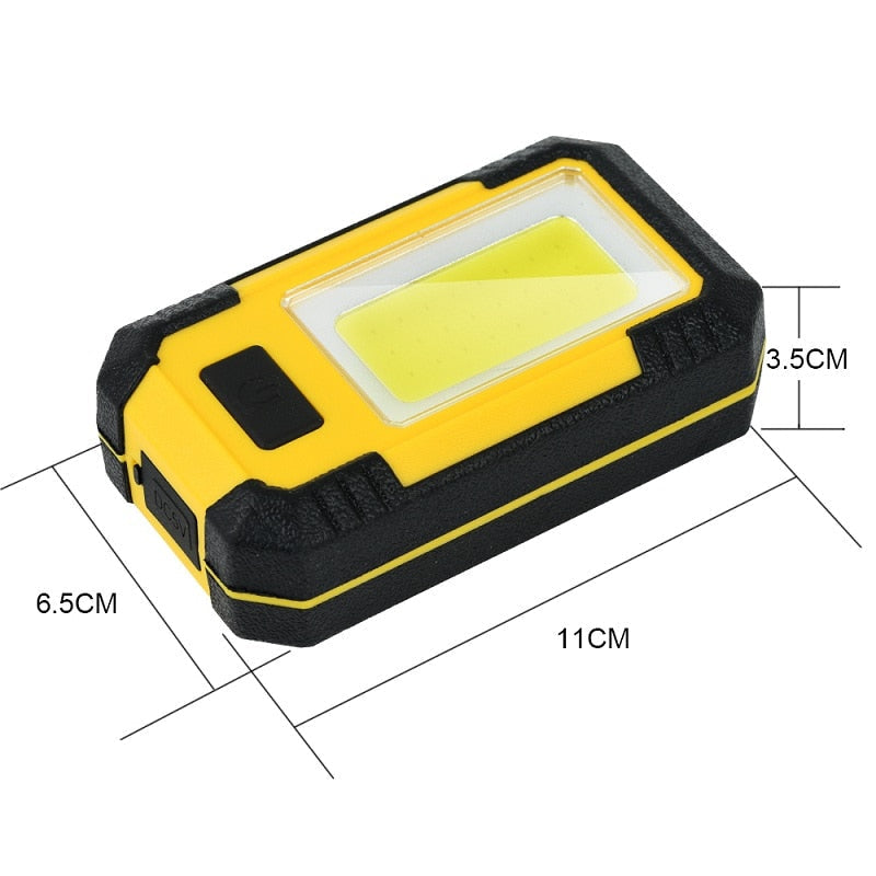 Super Bright COB LED Camping Tent Light - Rechargeable, Portable, Retro Lantern for Outdoor Emergencies