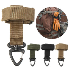 Multipurpose Tactical Glove Hook for Military, Outdoor, Climbing, Camping, and Rope Storage