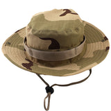 Fashion Military Camouflage Bucket Hat - Wide Brim Sun Protection for Fishing, Camping, and Outdoor Activities