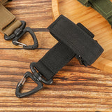 Outdoor Glove Hook Safety Clip - Anti-Lost Adjustable Climbing Rope Storage Buckle for Camping