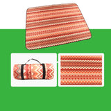 Portable Folding Picnic Mat - Thick, Moisture-Proof, Nation Style Print for Outdoor Camping, Family Picnics, Child Play