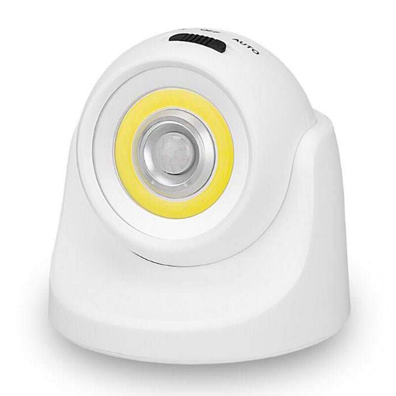 Wireless Motion Sensor Light - USB Rechargeable, Battery Powered Wall Lamp for Outdoor/Indoor Use, Night Light Security Torch