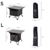 Portable Ultra-light Folding Camping Table with Storage Bag for Fishing, Picnic, Hiking, and Outdoor Activities