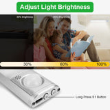 LED Night Light with Motion Sensor - Wireless, USB Rechargeable Nightlight for Children, Bedroom, Cabinet, Kitchen, Wall