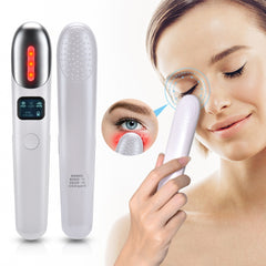 Mini Electric Vibration Eye Face EMS Red Light Therapy Anti-Ageing Wrinkle Dark Circle Removal