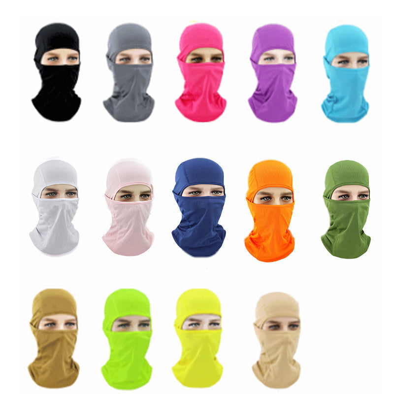 Motorcycle Full Face Mask Balaclava - Breathable Tactical Helmet Liner for Men & Women - Sports, Camping, Ski, Biker